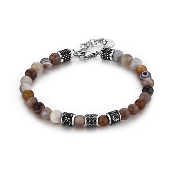 Bracciale Brosway Uomo Bullet in Acciaio Agata BUL28 - BUL28